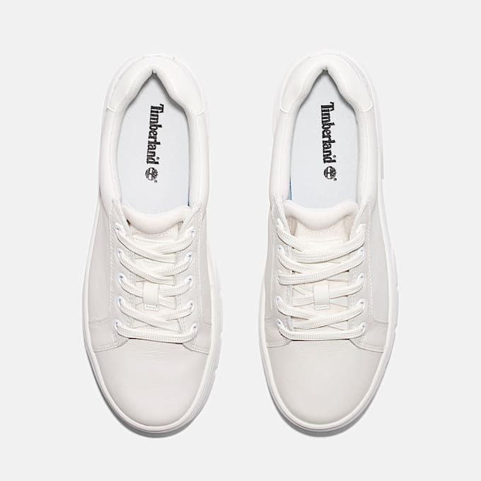 Laurel Court Low Lace-Up Sneaker voor dames in wit