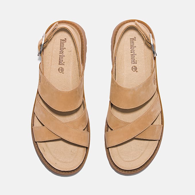 Clairemont Way Sandale mit Fersenriemen für Damen in Beige