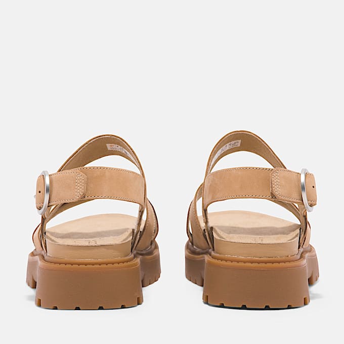 Clairemont Way Sandale mit Fersenriemen für Damen in Beige