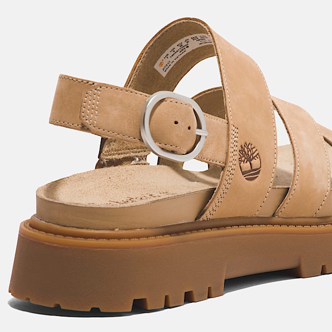 Clairemont Way Sandale mit Fersenriemen für Damen in Beige