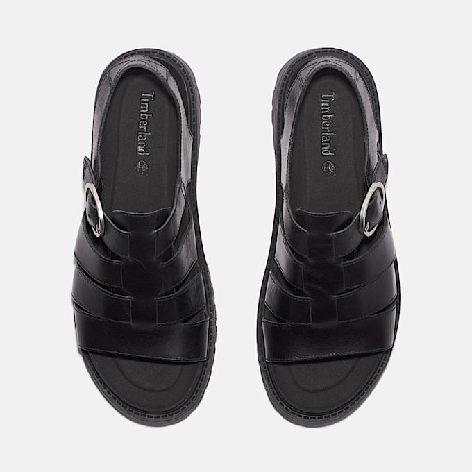Sandalias Fisherman Clairemont Way para mujer en negro