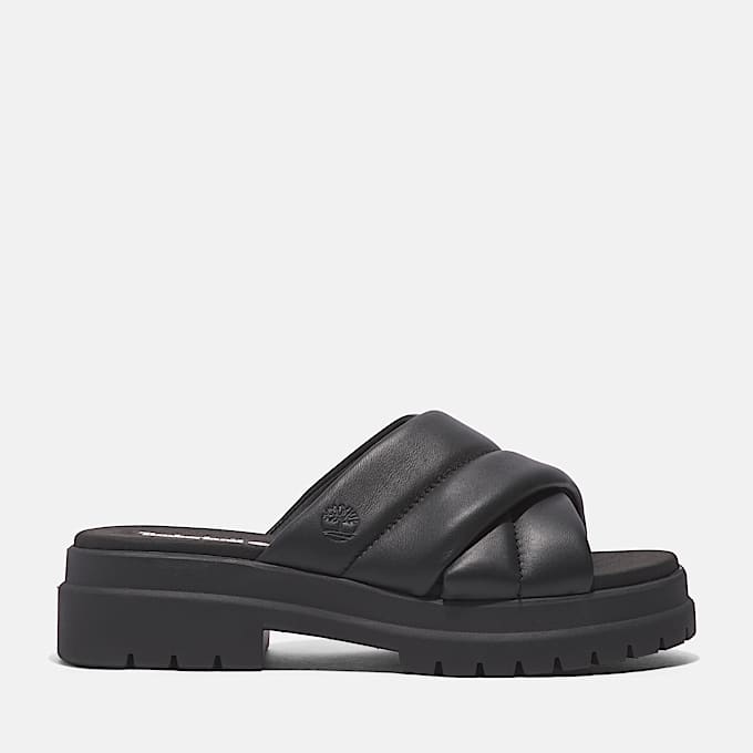 London Vibe Slide Sandale für Damen in Schwarz - 1