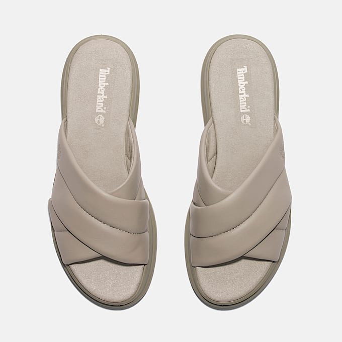 London Vibe Slide Sandal for Women in Beige