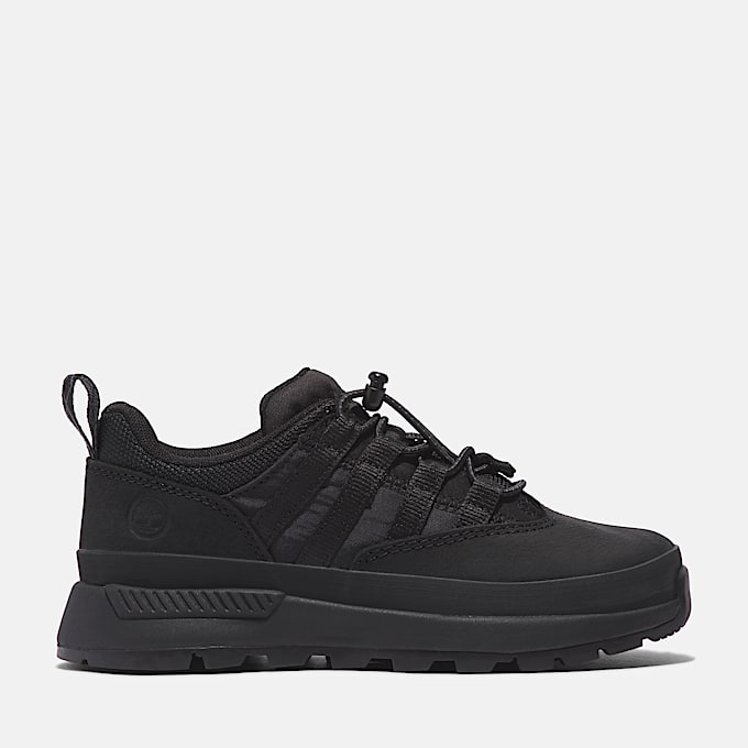 Euro Trekker Low-Top-Sneaker zum Schnüren für Kinder in Schwarz - 1