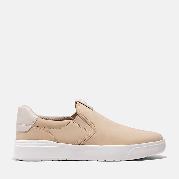 Basket sans lacets Seneca Bay pour homme en beige - 1