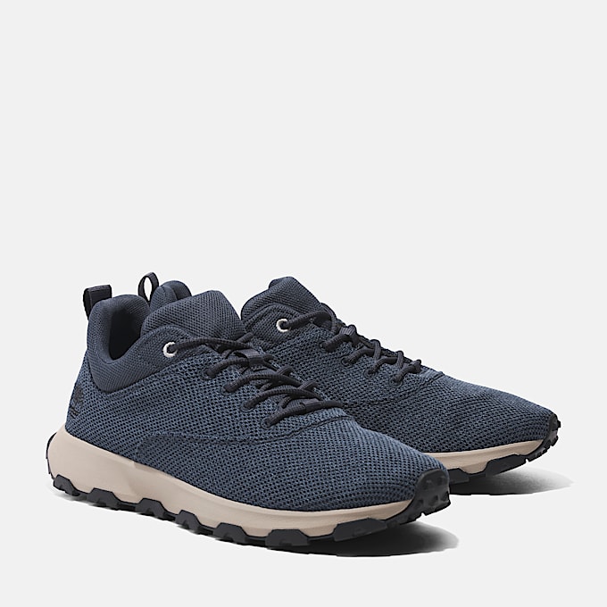 Winsor Park Lage Vetersneaker voor heren in donkerblauw