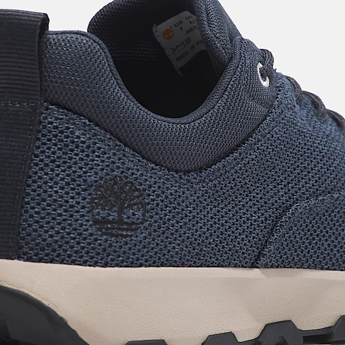Winsor Park Lage Vetersneaker voor heren in donkerblauw
