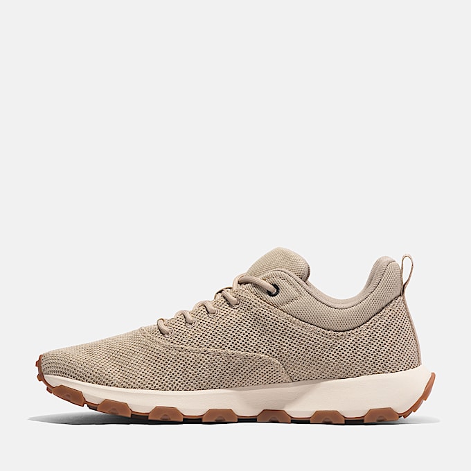 Sneaker Bassa Stringata Winsor Park da Uomo in beige