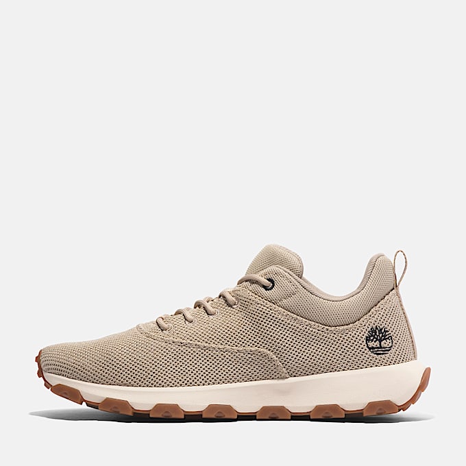 Sneaker Bassa Stringata Winsor Park da Uomo in beige