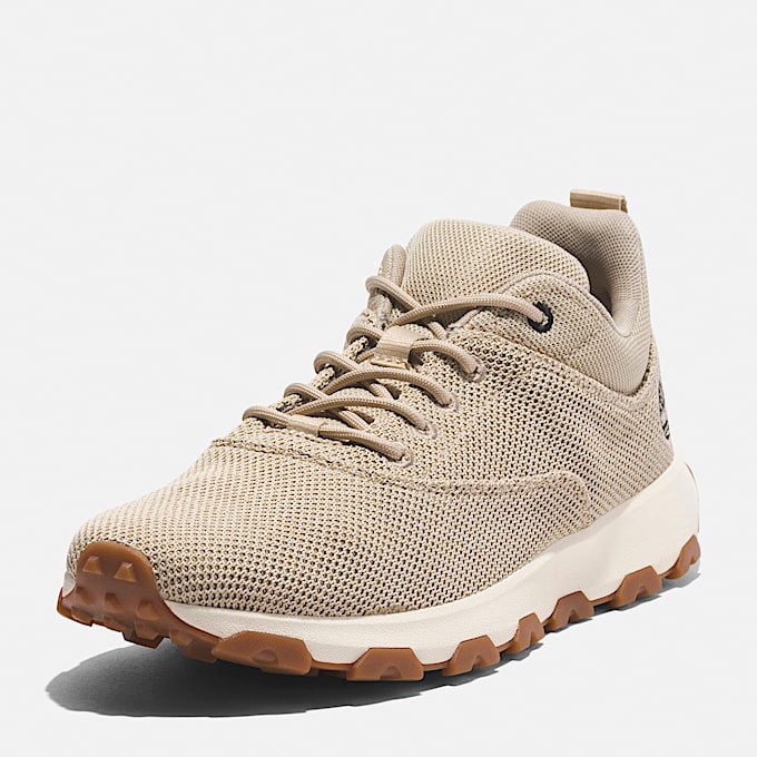 Sneaker Bassa Stringata Winsor Park da Uomo in beige