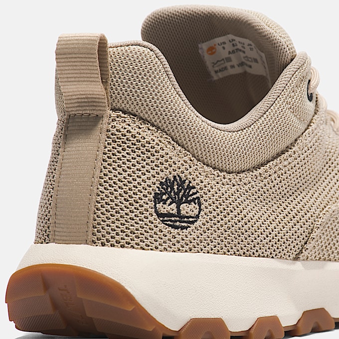Sneaker Bassa Stringata Winsor Park da Uomo in beige