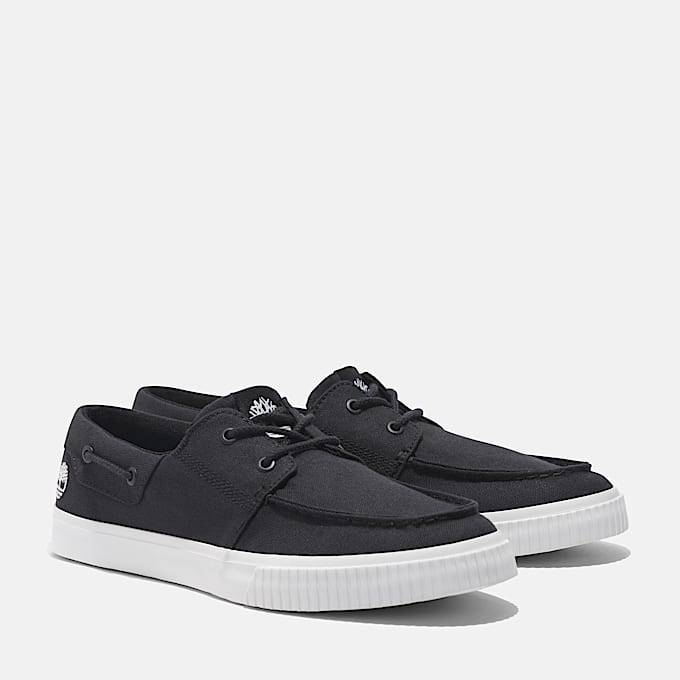 Mylo Bay Lace-up Low Trainer for Men in Black