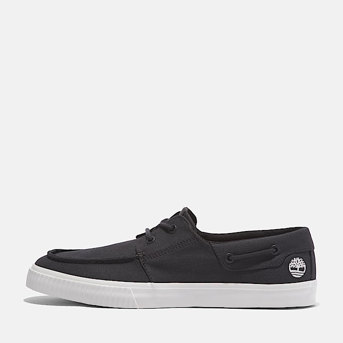 Mylo Bay Lace-up Low Trainer for Men in Black