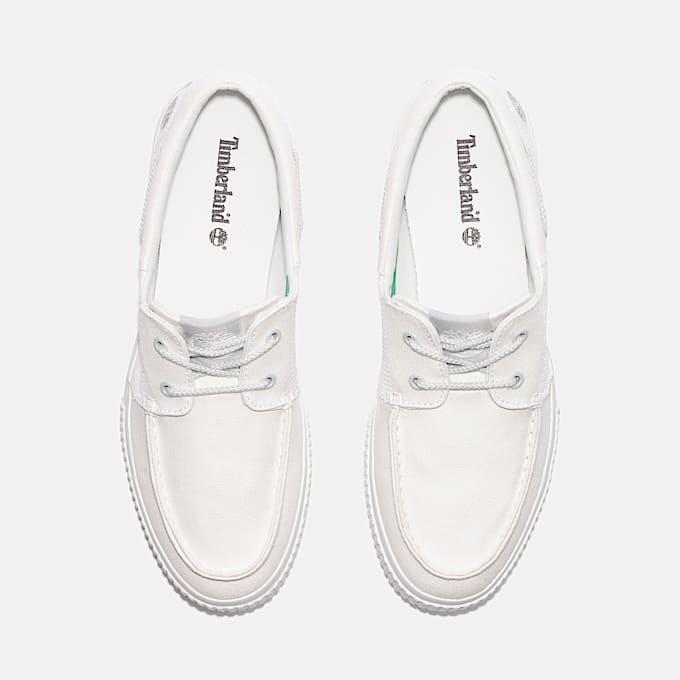 Mylo Bay Low-Top-Sneaker zum Schnüren für Herren in Weiß