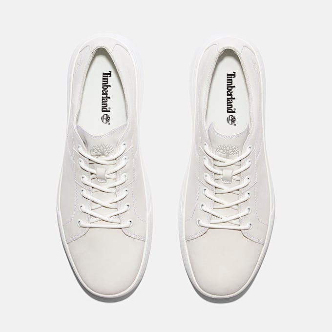 Maple Grove Low Lace Up Trainer for Men in White