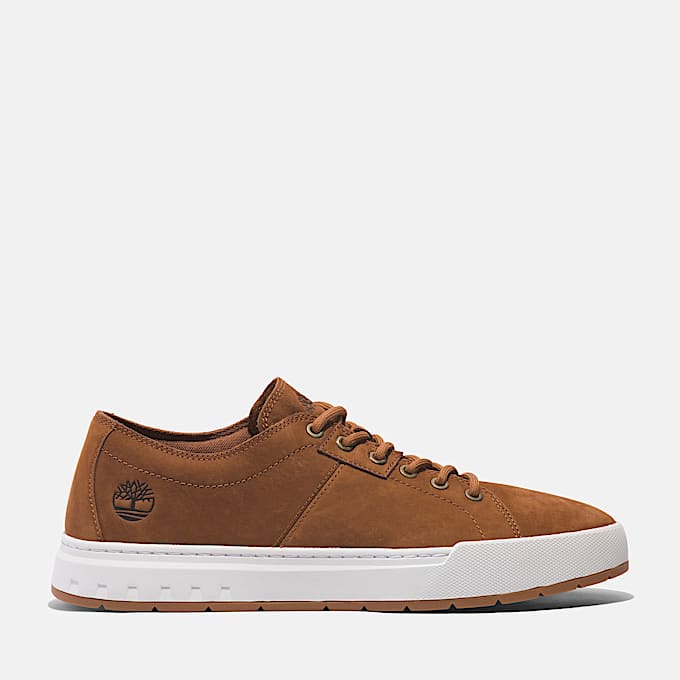 Maple Grove Low Lace Up Trainer for Men in Brown - 1