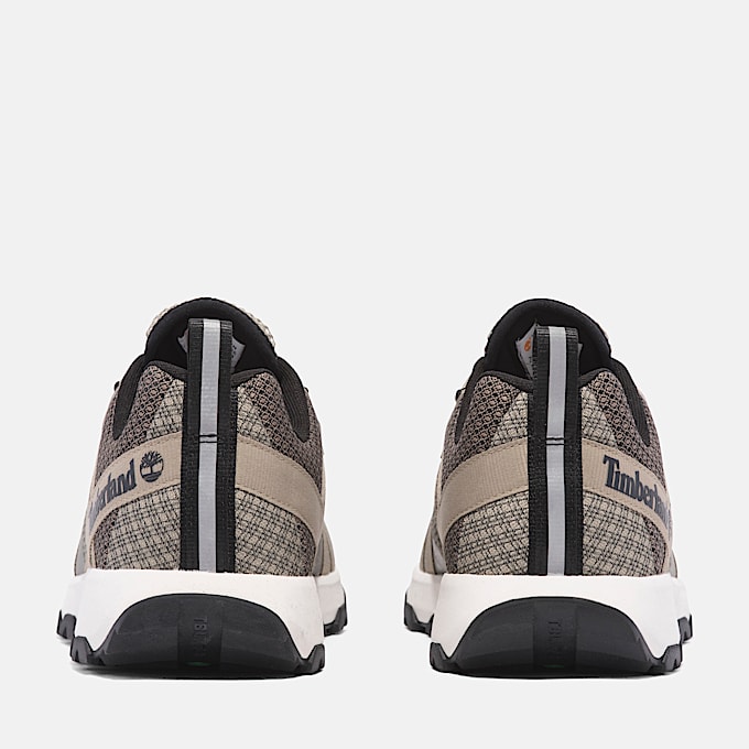 Zapatillas de caña baja con cordones Winsor Trail para hombre en marrón claro