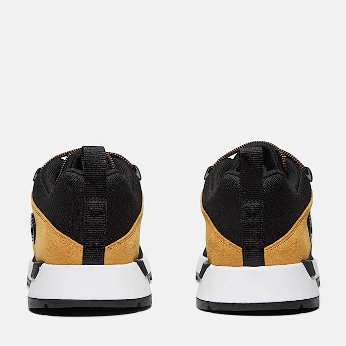 Sprint Trekker Lage Vetersneaker voor heren in zwart/geel