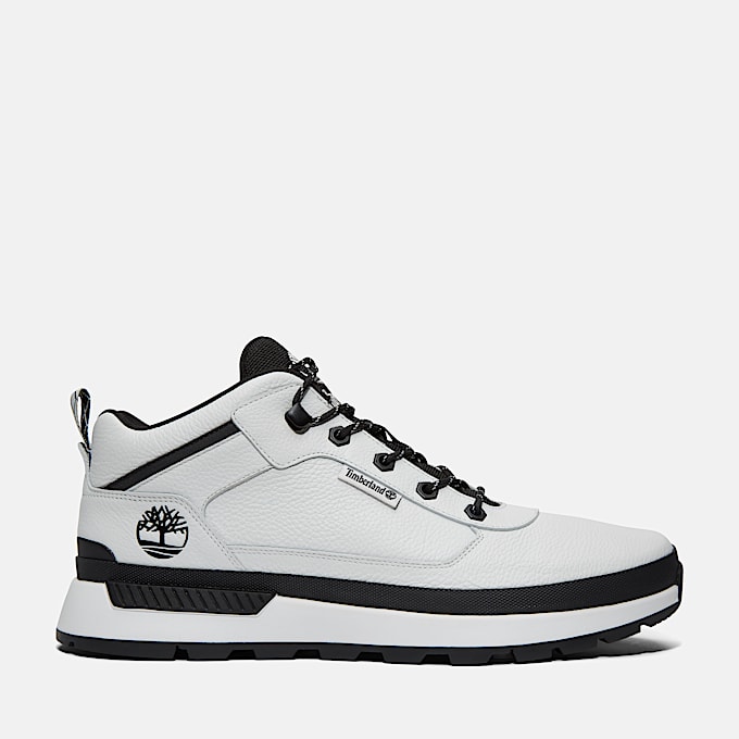 Field Trekker Vetersneaker voor heren in wit - 1