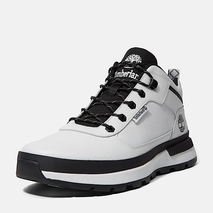 Field Trekker Lace-Up Trainer for Men in White