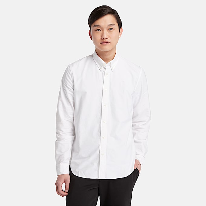 Oxford Shirt for Men in White - 1