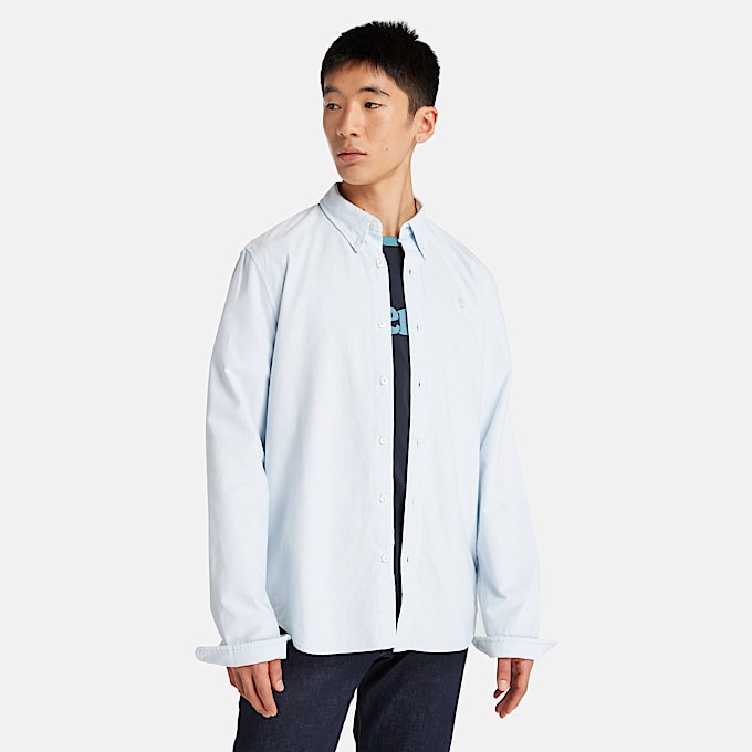 Oxford Shirt for Men in Light Blue - 1