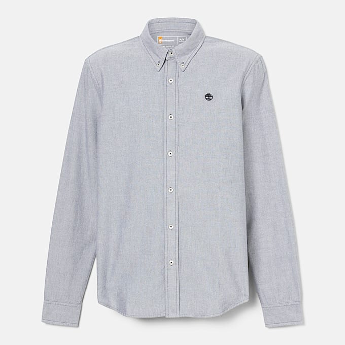 Chemise oxford pour homme en bleu foncé