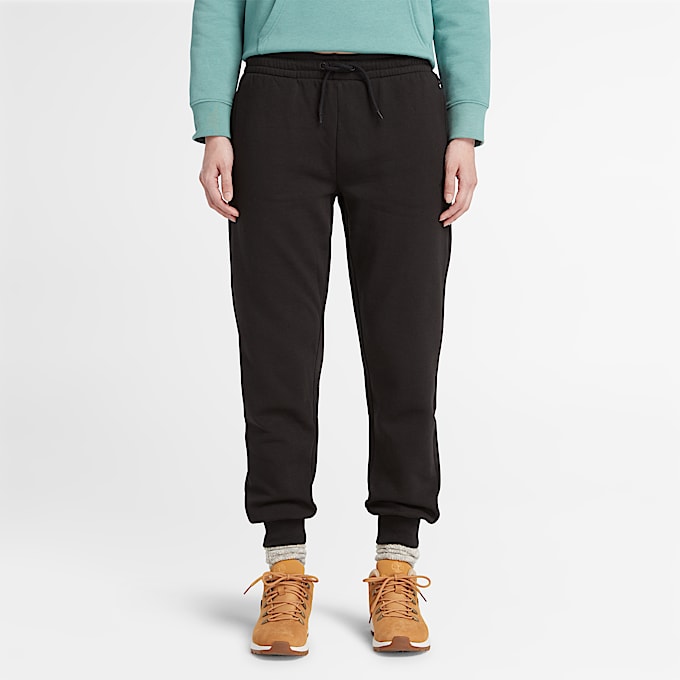 Exeter River Brushed Back Jogger Pant for Women in Black