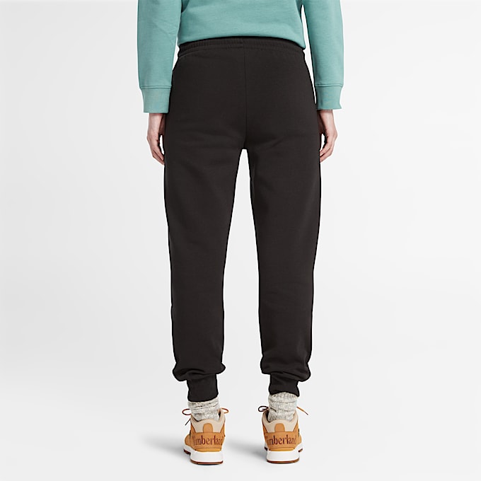 Exeter River Brushed Back Jogger Pant for Women in Black