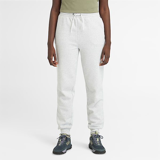 Joggers con Rovescio Spazzolato Exeter River da Donna in grigio chiaro - 1