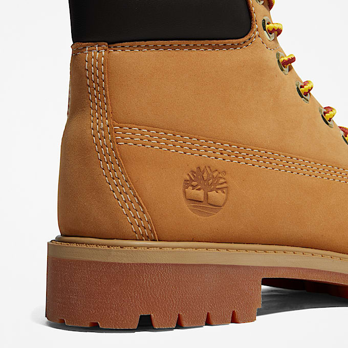Scarponcino Impermeabile Timberland® Premium 6-Inch da Bambino (dal 30,5 al 35) in giallo
