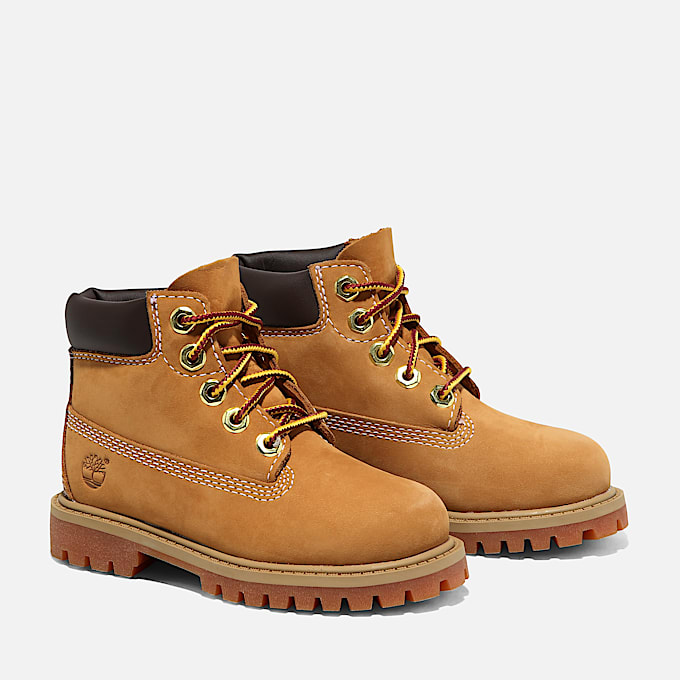 Botas 6 Inch Premium Timberland® para niño (de 20 a 30) en amarillo