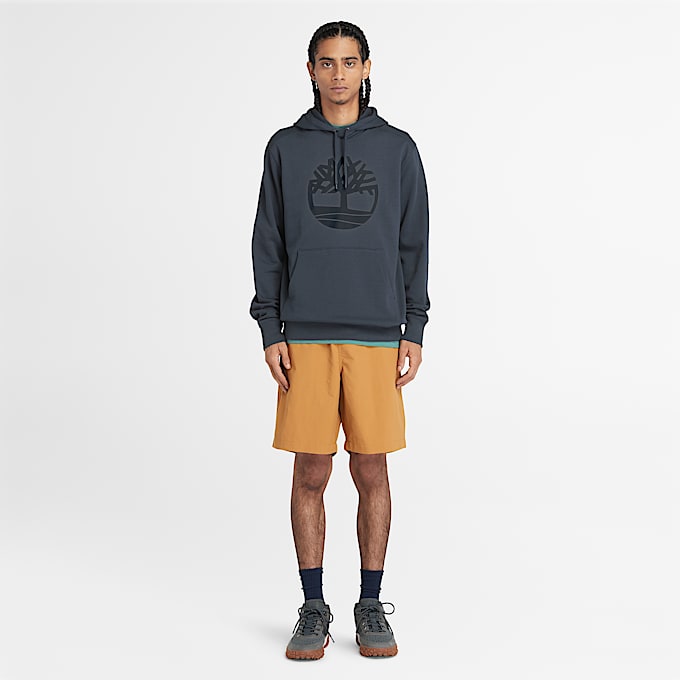 Kennebec River Kapuzenpullover mit Baum-Logo für Herren in Dunkelblau