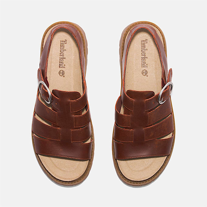 Sandalias Fisherman Clairemont Way para mujer en rojo oscuro