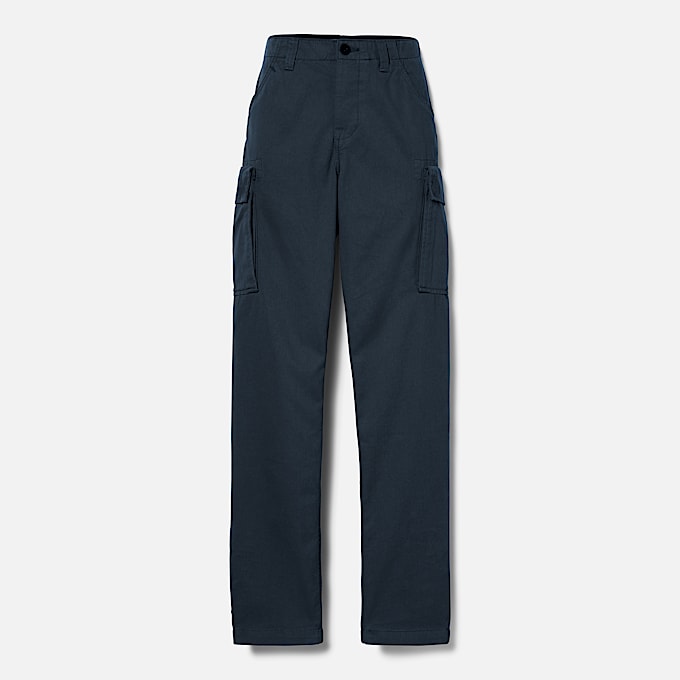 Pantaloni Cargo in Twill Brookline da Uomo in blu scuro