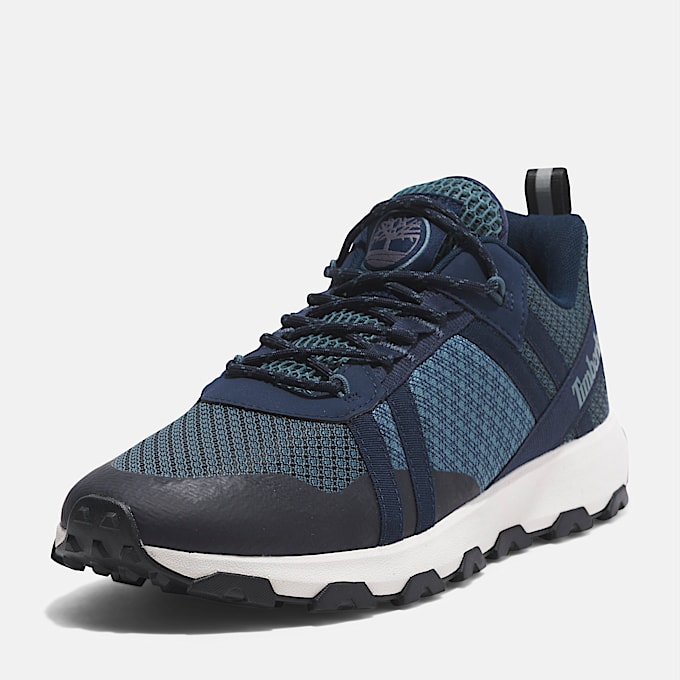 Sneaker Bassa Stringata Winsor Trail da Uomo in blu scuro