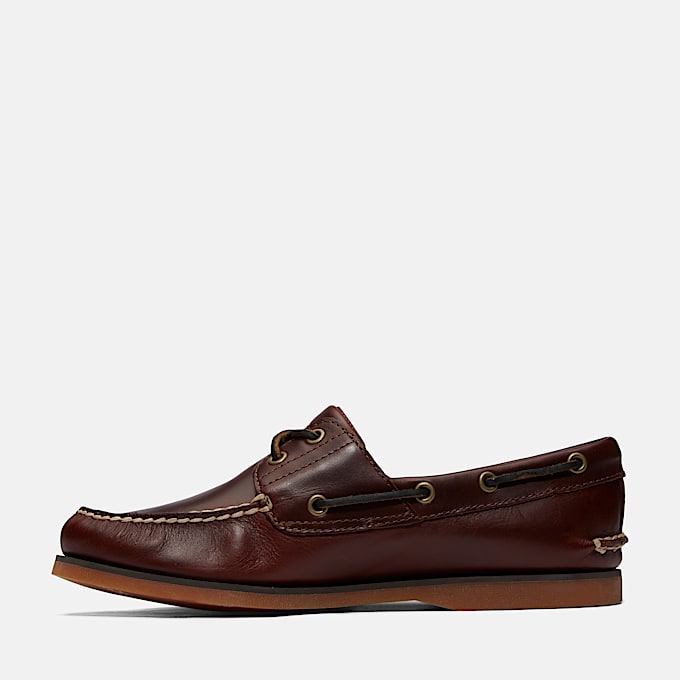 Klassischer Bootsschuh für Herren in Braun