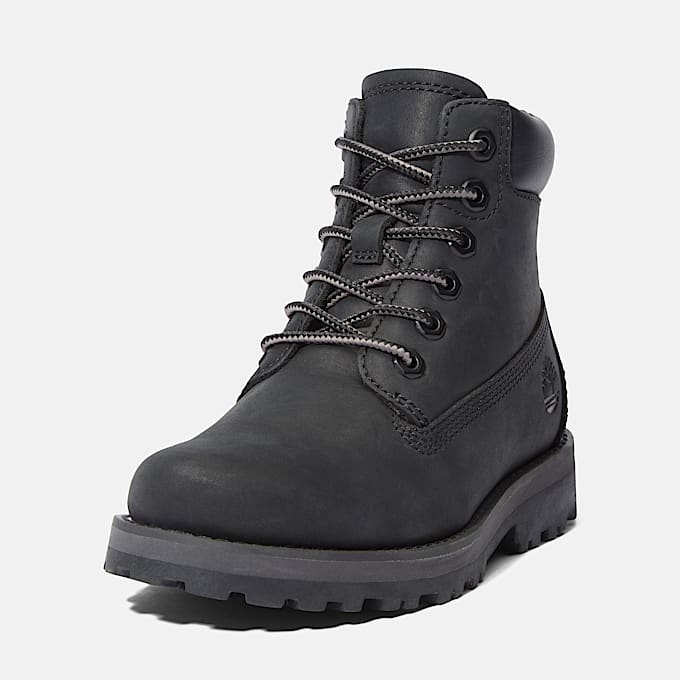 Botas con cordones Courma Kid para niño (de 30,5 a 35) en negro
