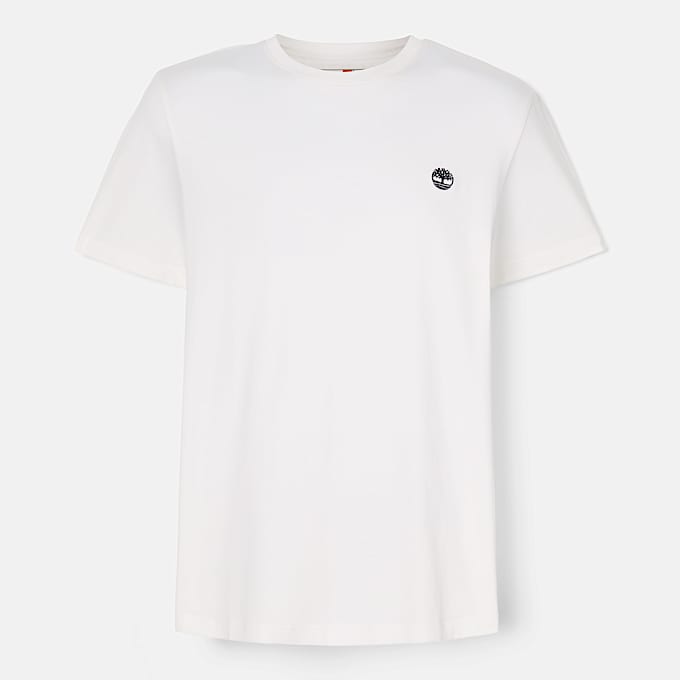 Dunstan River T-shirt met korte mouwen voor heren in Wit