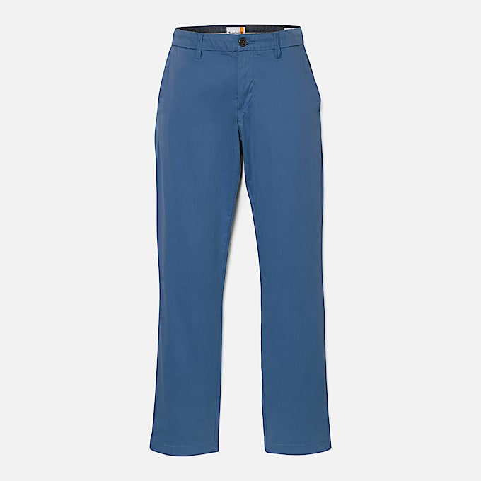 Claremont Twill Chino Trouser for Men in Blue