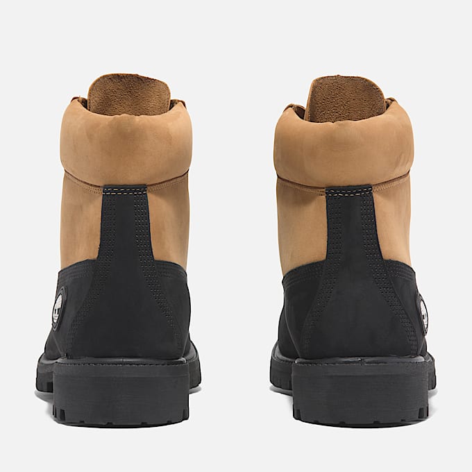 Bota com Atacadores Timberland® Premium 6 Inch para Homem em preto/amarelo