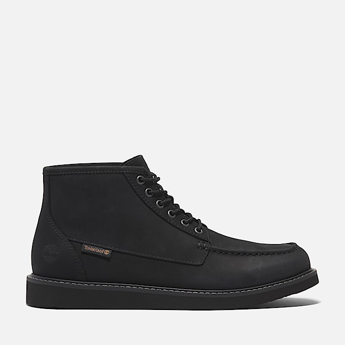 Newmarket Mid Lace-Up Chukka Boot for Men in Black - 1