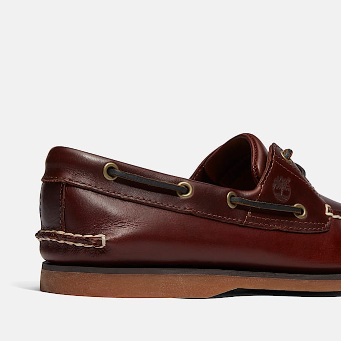 Klassischer Bootsschuh für Herren in Braun