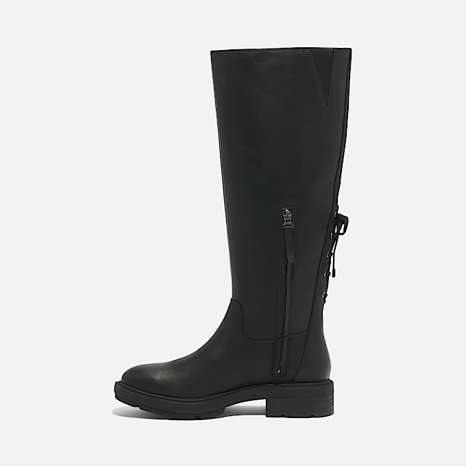 Bota com Fecho de Correr e Cano Alto Brimfield para Mulher em preto
