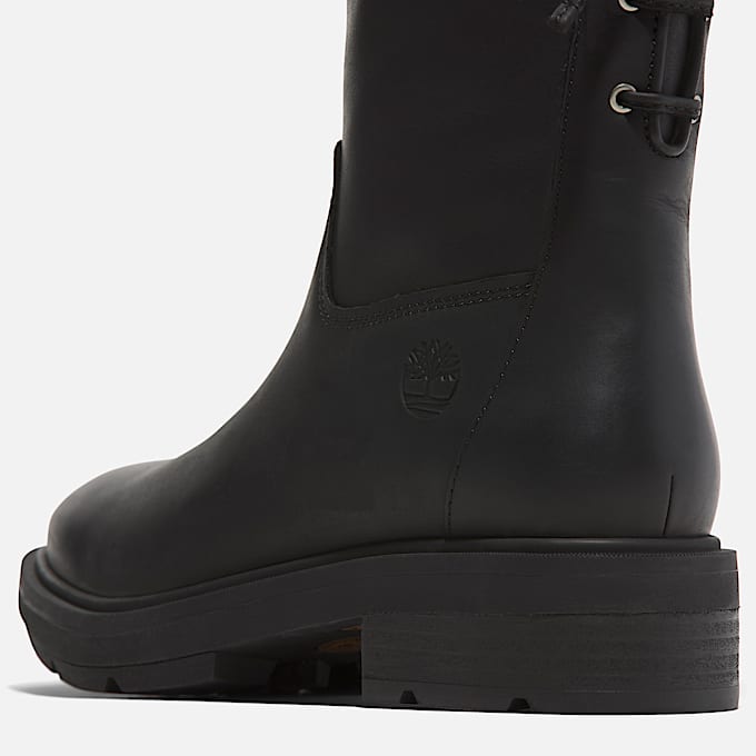 Bota com Fecho de Correr e Cano Alto Brimfield para Mulher em preto