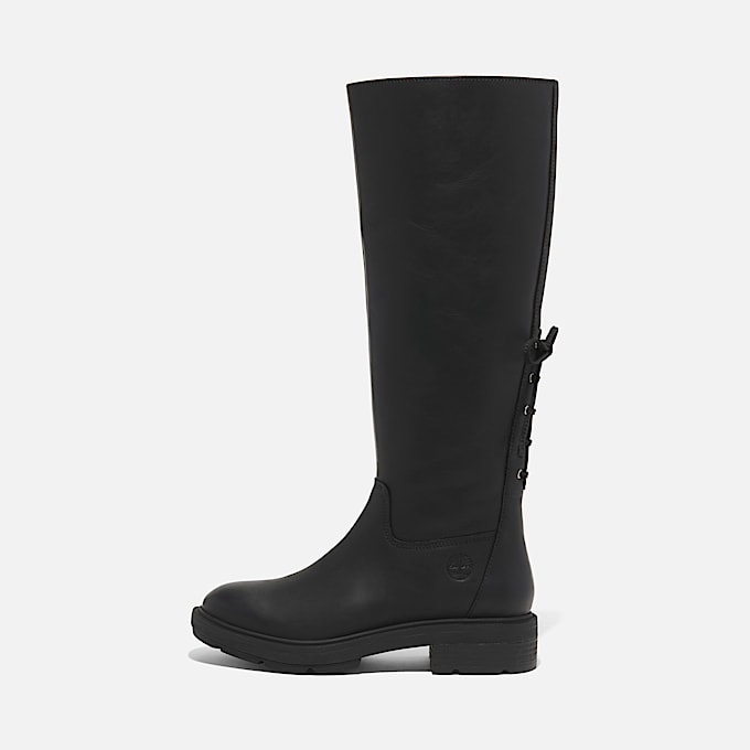 Bota com Fecho de Correr e Cano Alto Brimfield para Mulher em preto