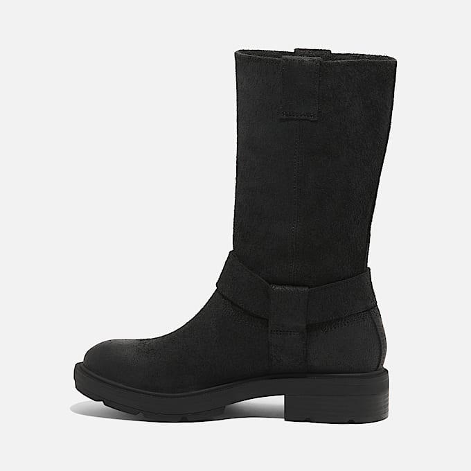 Bota de Cano Alto Pull On Brimfield para Mulher em preto