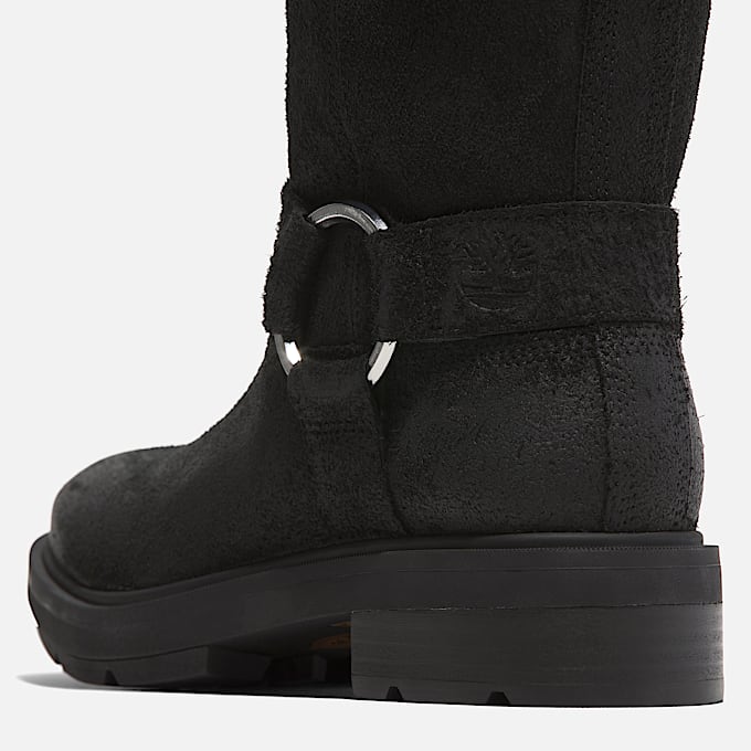 Bota de Cano Alto Pull On Brimfield para Mulher em preto