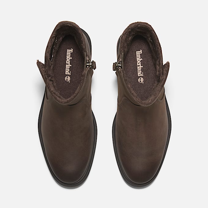 Bottines doublées Brimfield pour femme en Marron