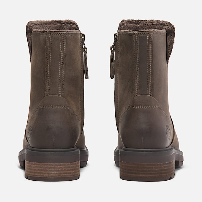 Bottines doublées Brimfield pour femme en Marron